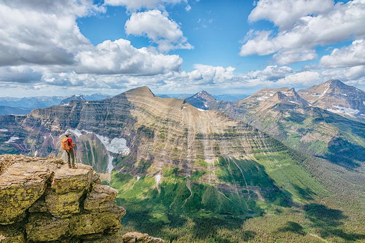 Running in Glacier National Park