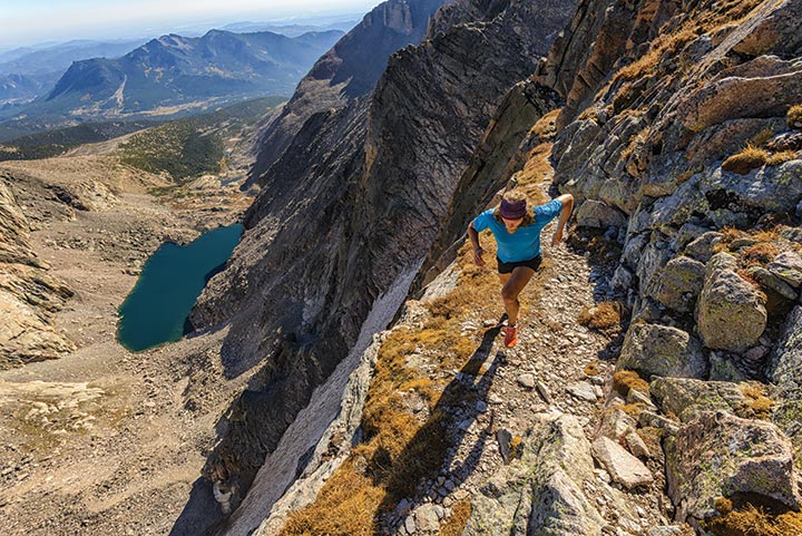 Running in Rocky Mountain National Park