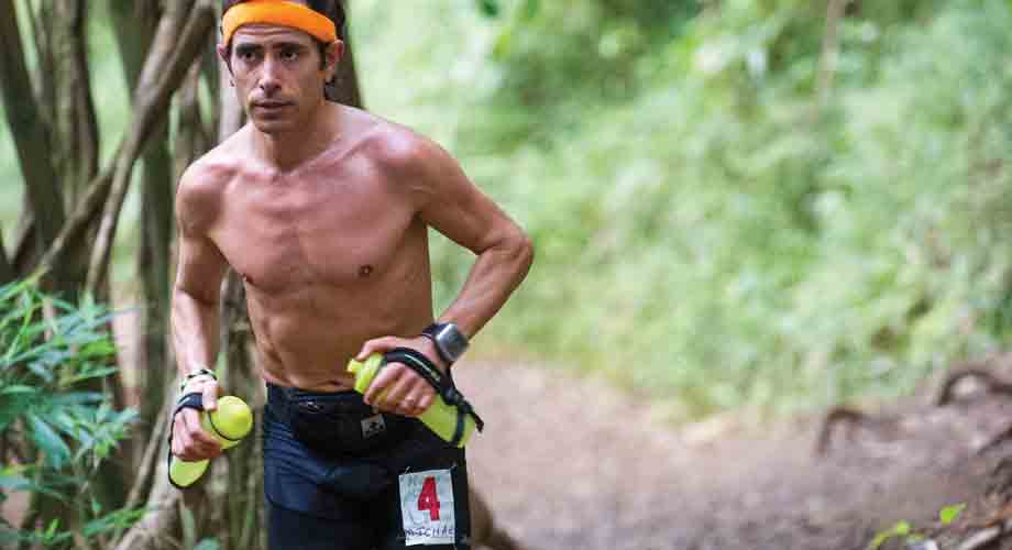 trail runner Michael Arnstein fruitarian