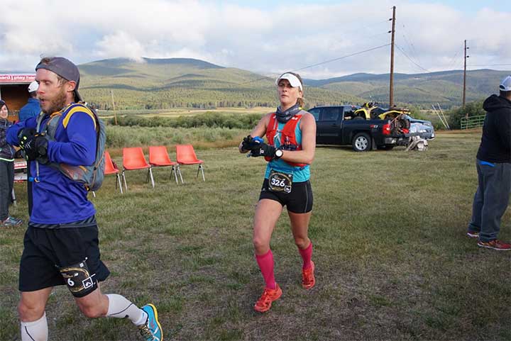 At Leadville, “I got to run in beautiful places with awesome people," Clare says. Photo by Ryan Lassen