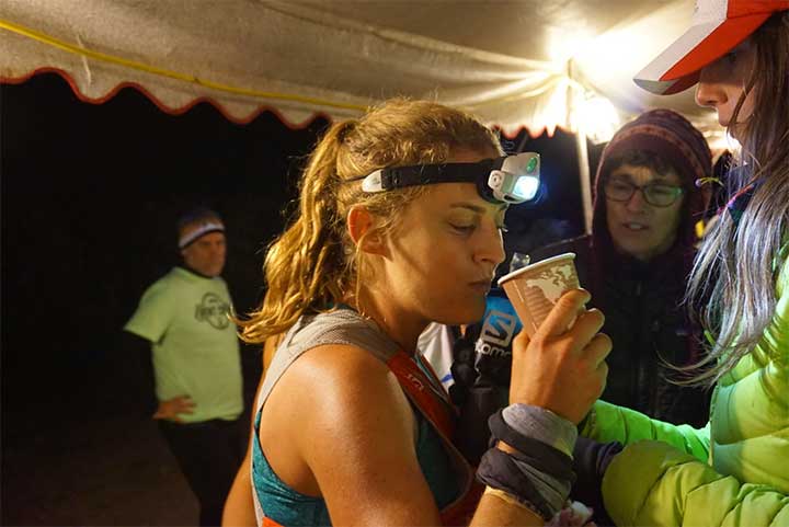 Fueling was a focus of Clare's during Leadville (though often, that meant candy). Photo by Ryan Lassen
