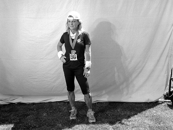 Shannon Farar-Griefer after finishing the 2011 Western States 100.
