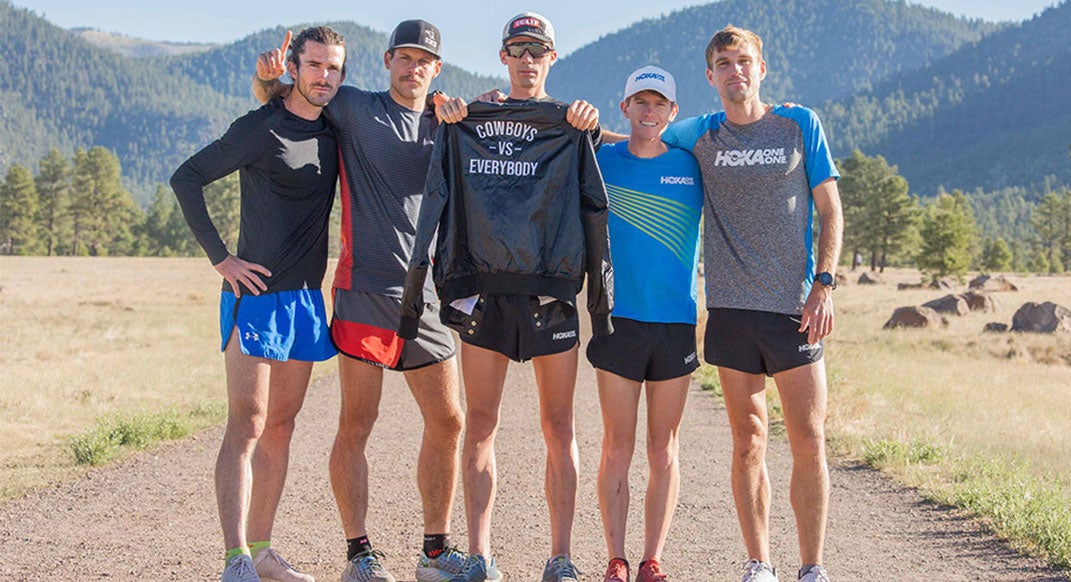 The Coconino Cowboys. Left to right, Cody Reed, Eric Senseman, Jim Walmsley, Jared Hazen and Tim Freriks. Photo by Myke Hermsmeyer