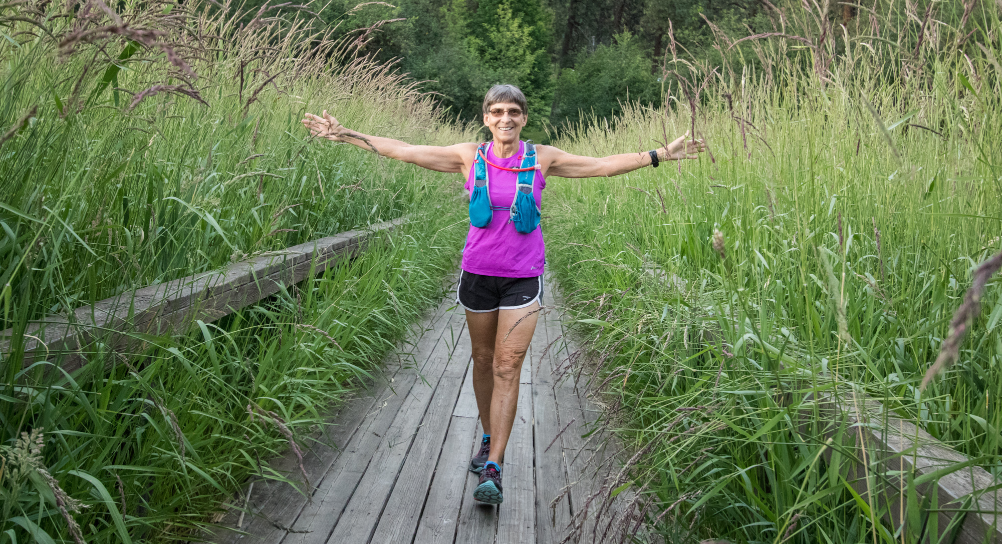 Gunhild Swanson near her home in Spokane, Washington. Photo by Jon Jonckers.