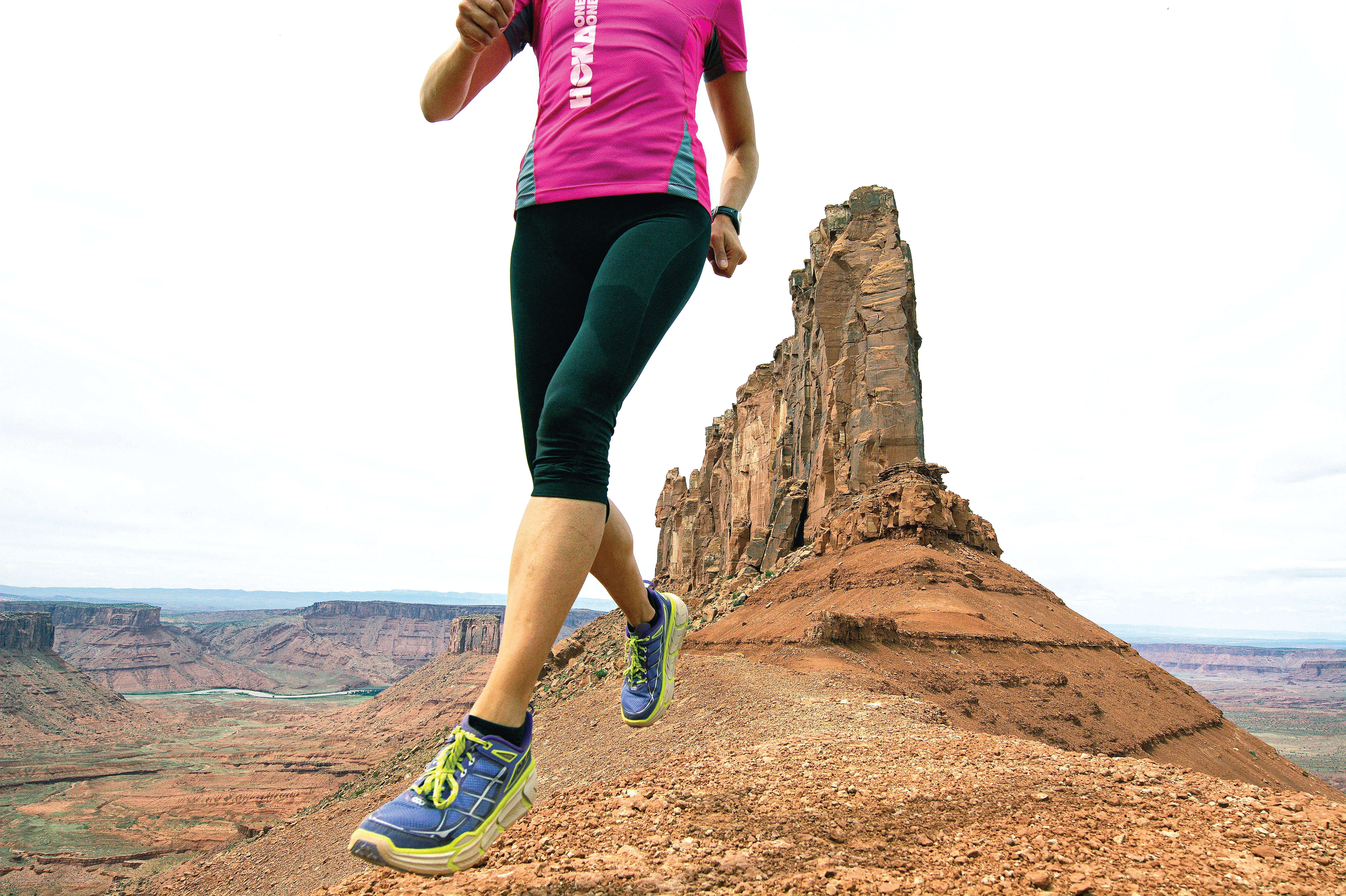 Magdalena Boulet on the Castleton Tower ridge, Castle Valley, Utah. PC: Scott Broadwell