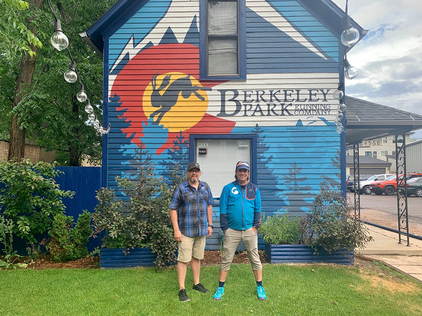 Chris Sullivan and Phil Snyder of the Berkeley Park Running Company, Denver.