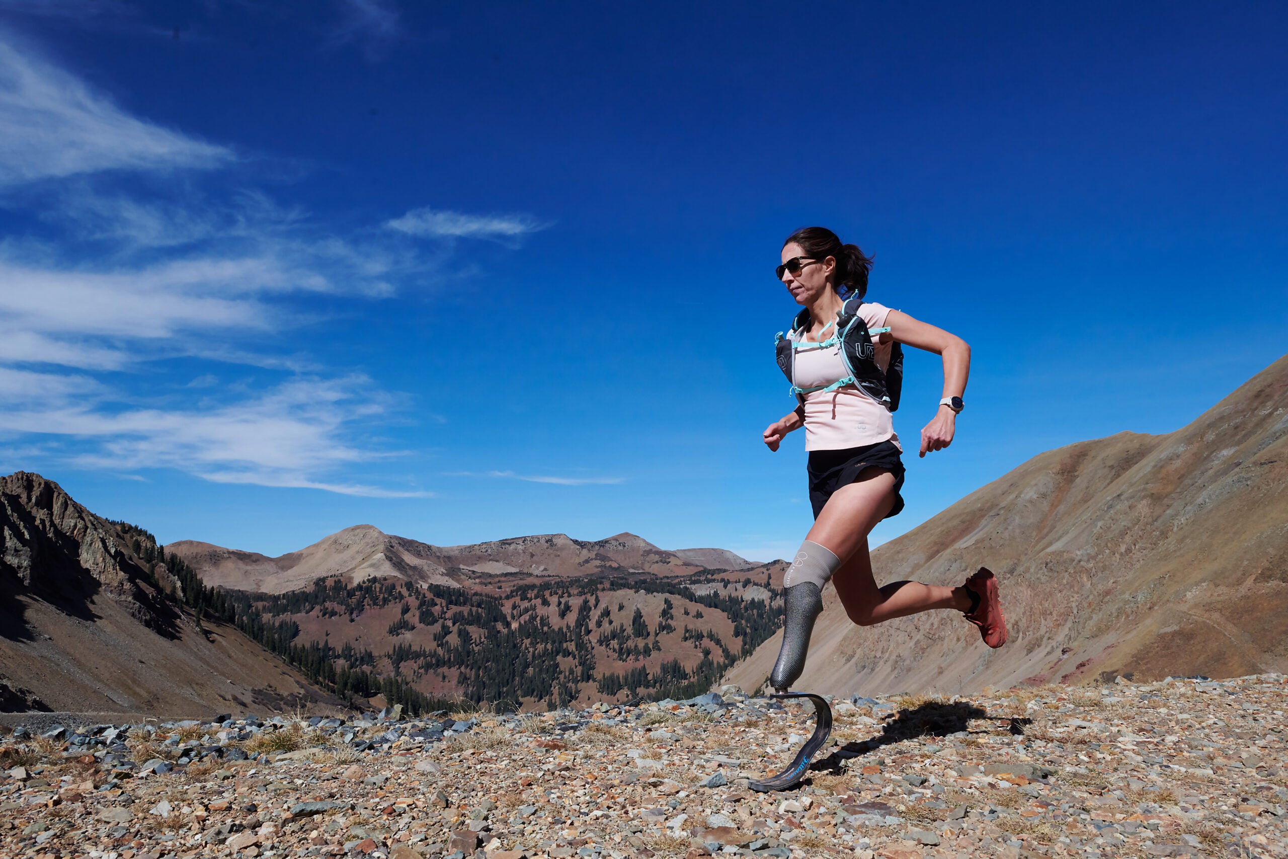 Jacky Hunt-Broersma, amputee ultrarunner