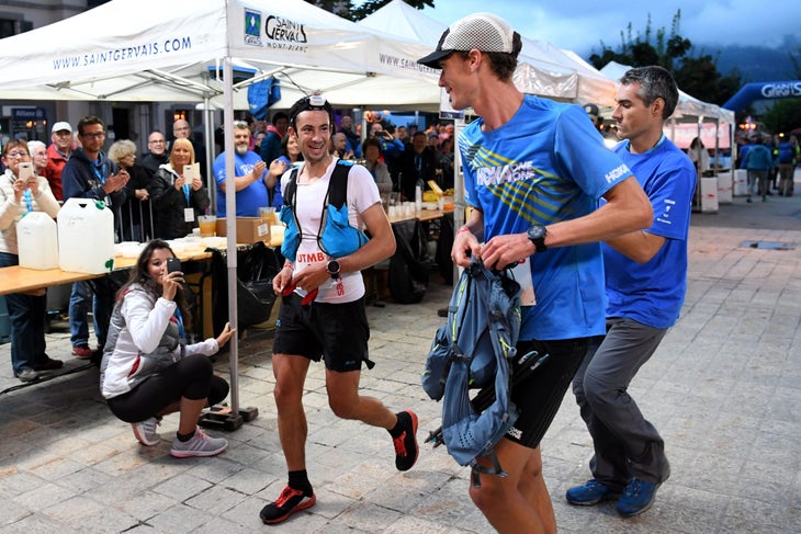 JIm Walmsley Kilian Jornet UTMB 2022