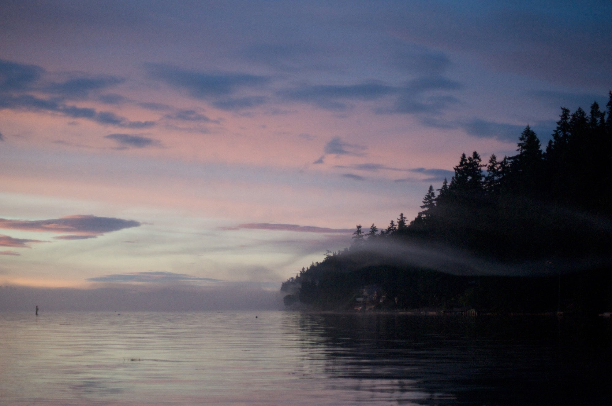 Sunset over McCormick Beach.
