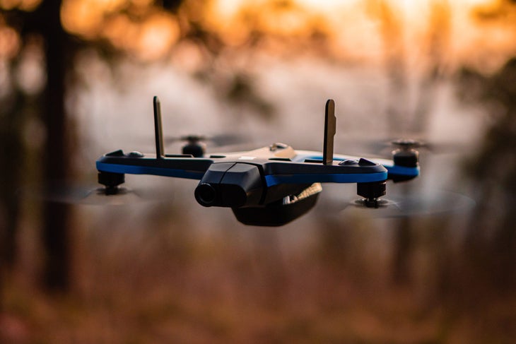 a Skydio 2+ in action