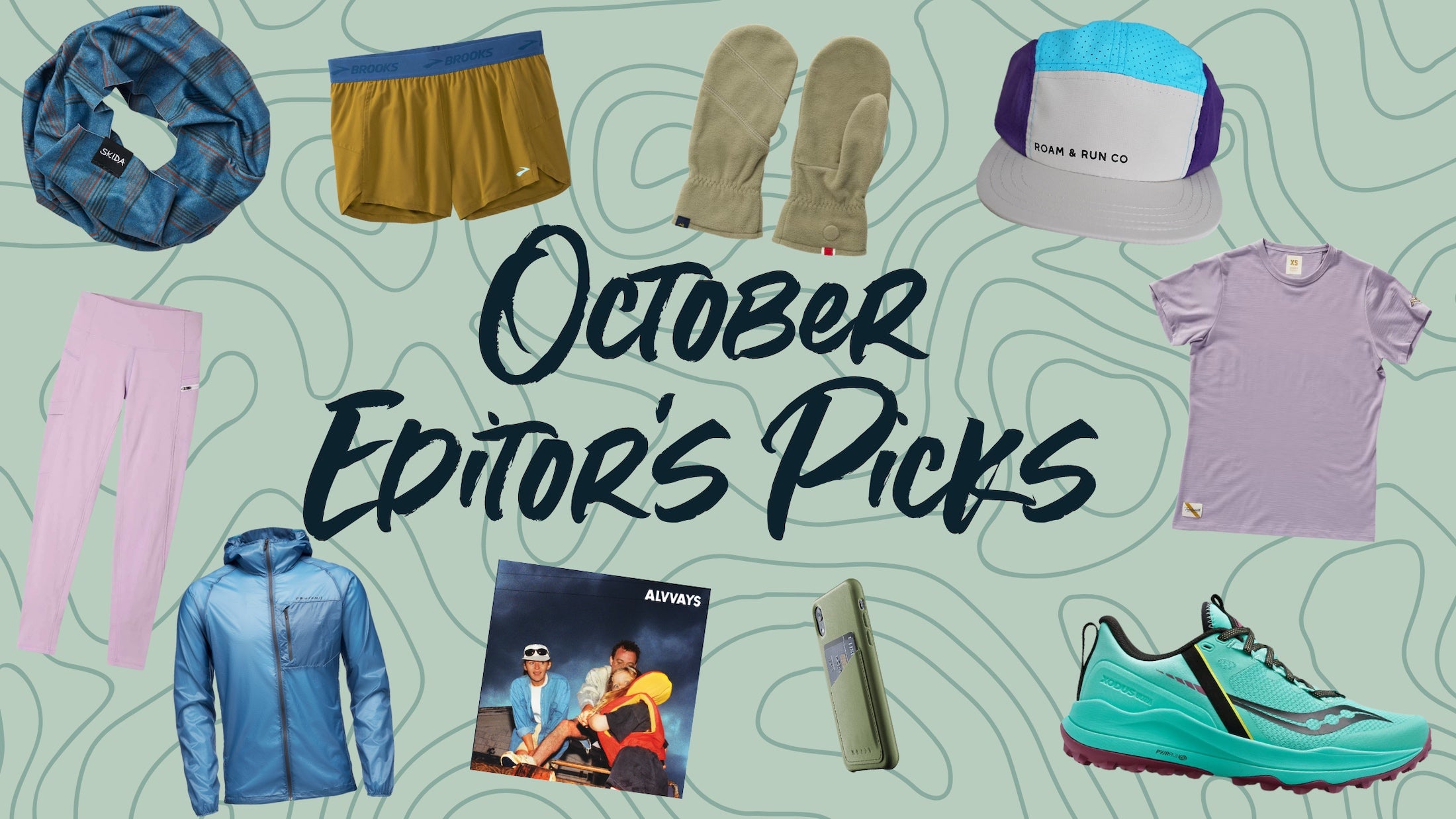 a mosaic of different products surrounding text that says October Editor's Picks