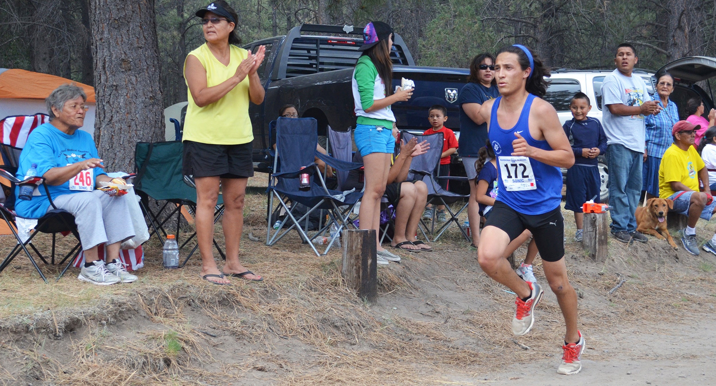 Dustin Martin Indigenous running race