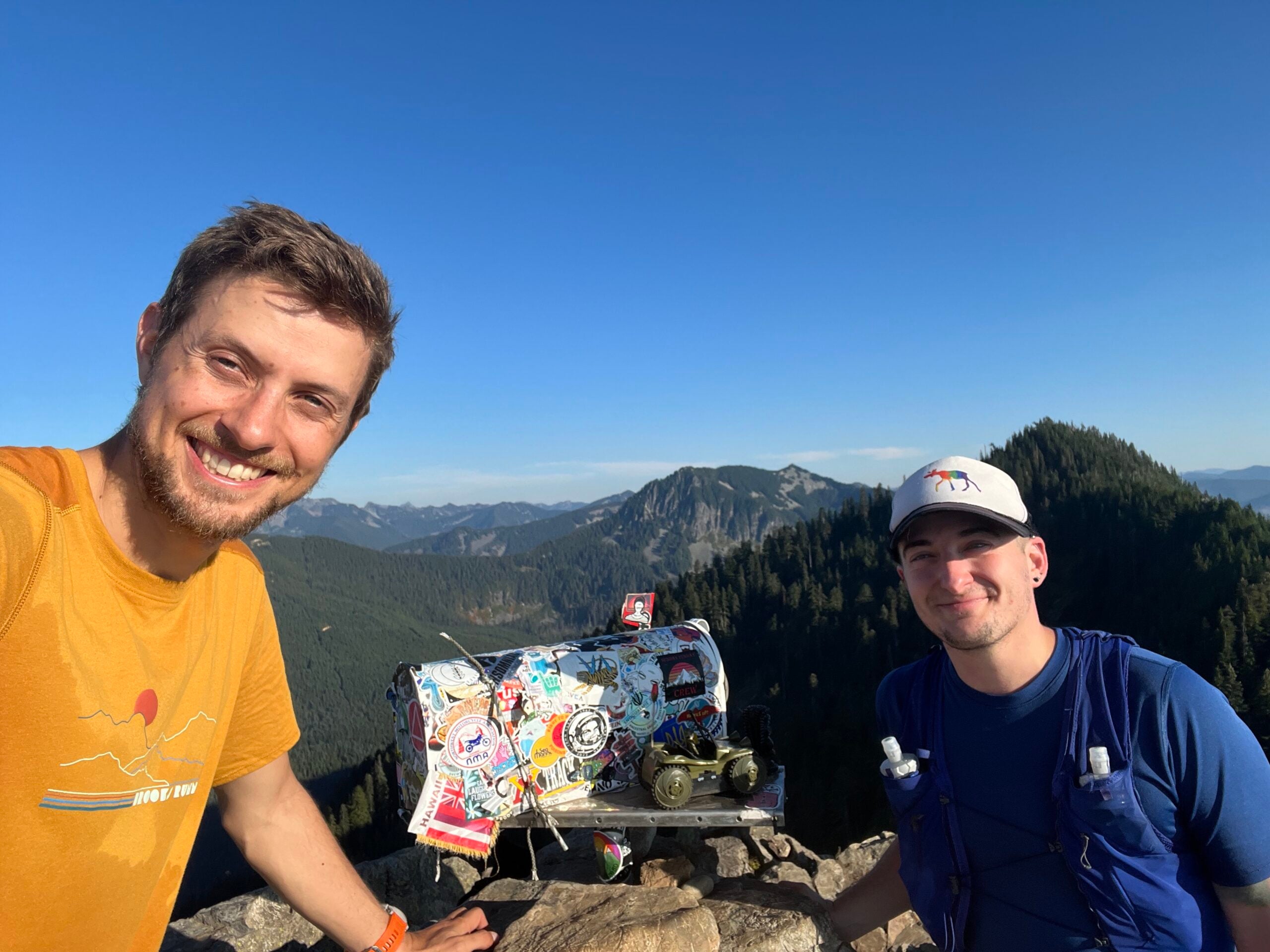 Joe McConaughy and Aubri Drake meeting up for a run