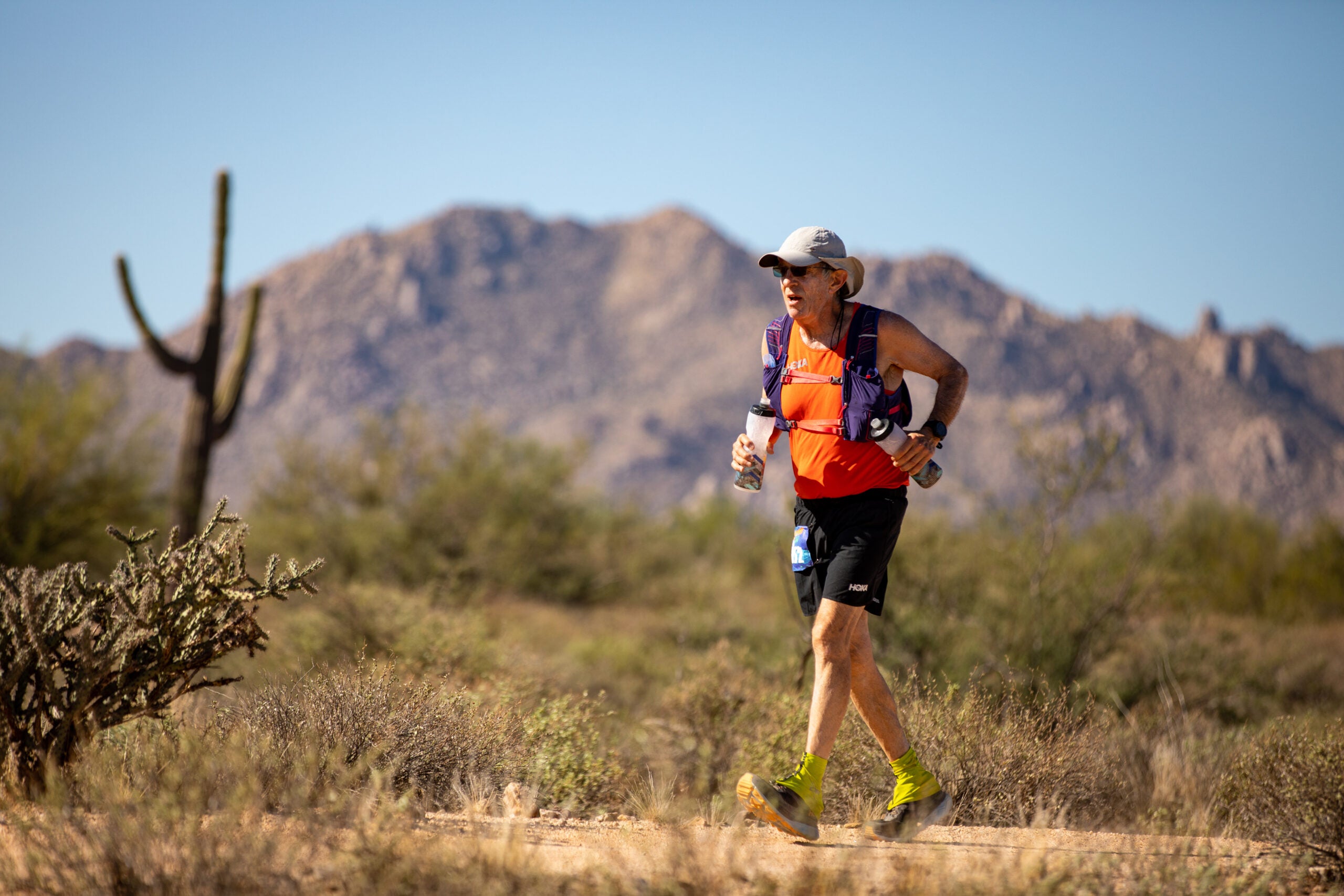 Eric Spector near Rattlesnake Ranch of the Javelina Jundred. (Photo Credit: Jesse Ellis)