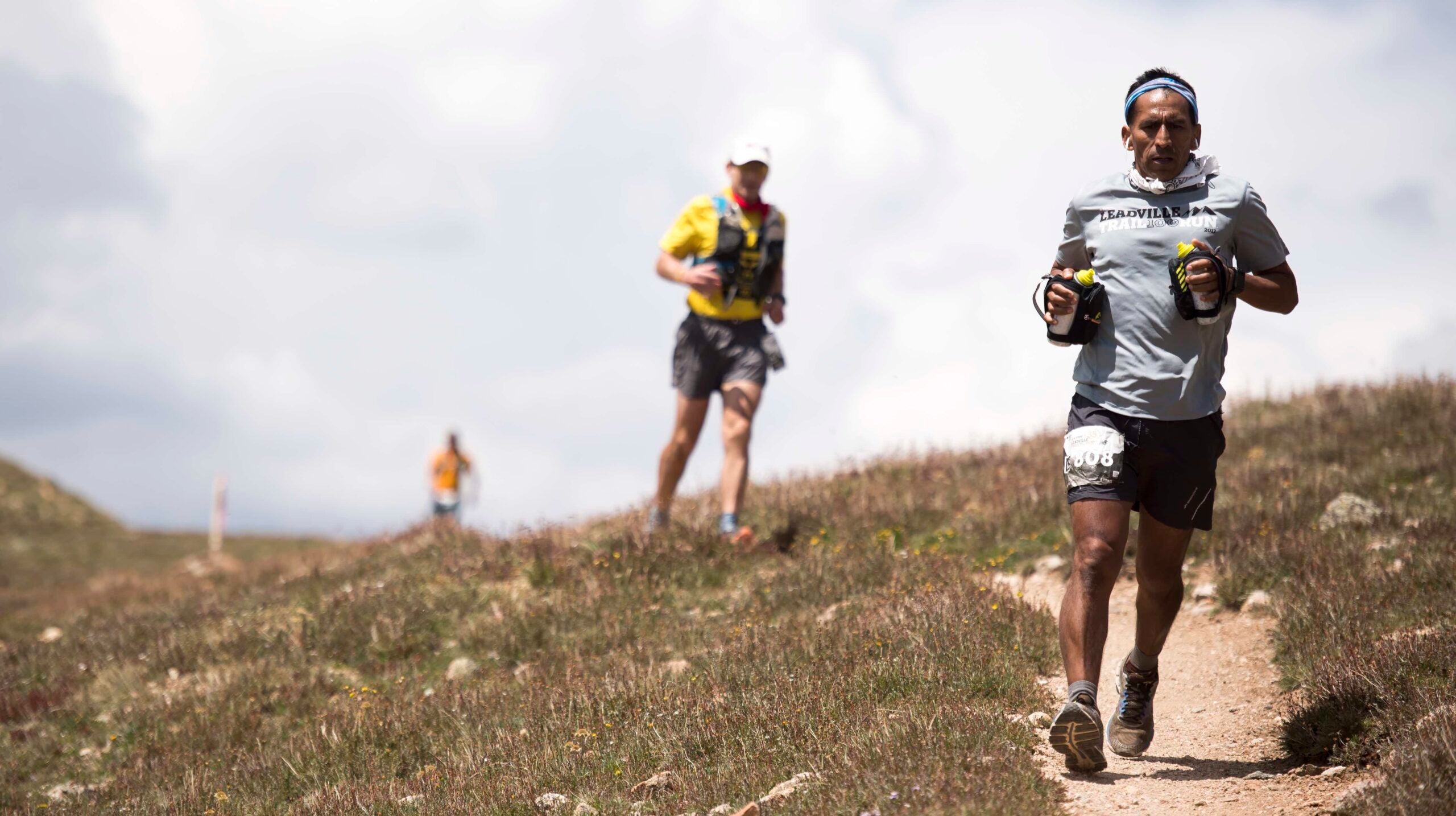 Runners running an ultra